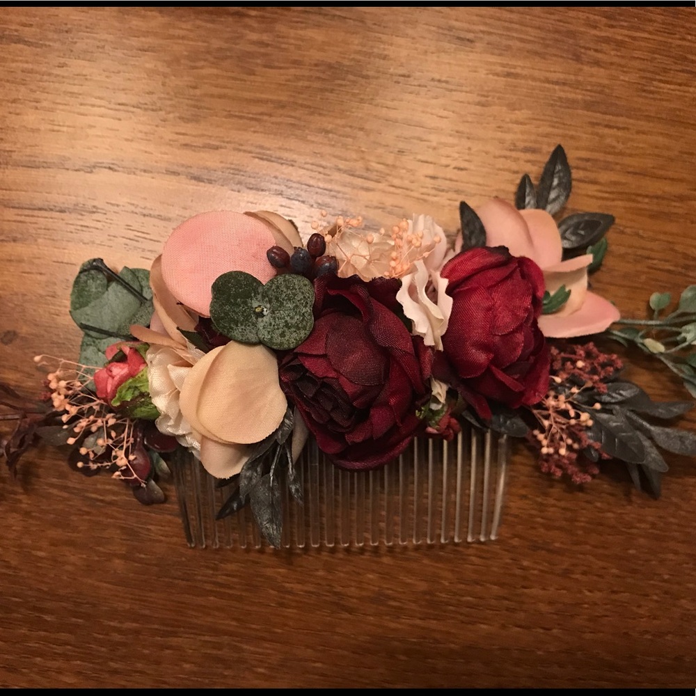 Floral Bridal Hair Comb